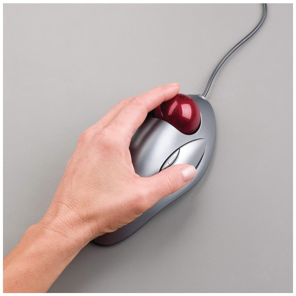 Mouse Ergonômico com Fio e 4 Botões Programáveis, LOGITECH 910 000806, Cinza