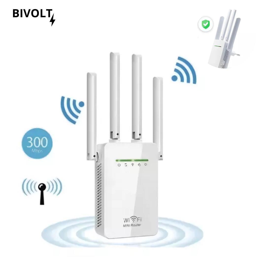 Miniatura Conquiste Uma Rede Mais Forte O Repetidor Wi-Fi 4 Antenas