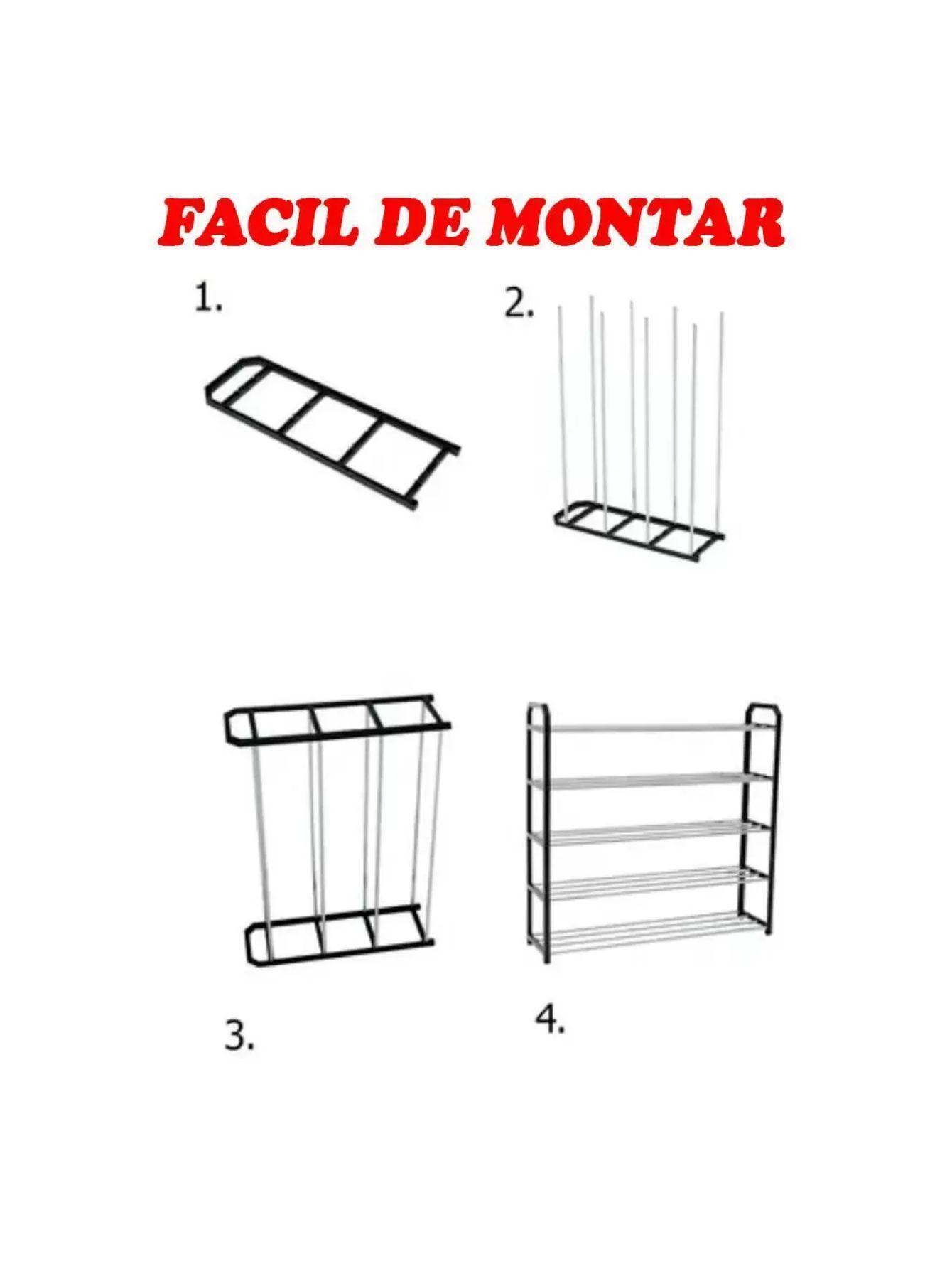 Miniatura Sapateira Prateleira Sapatos 8 Pares Organizador Calçados
