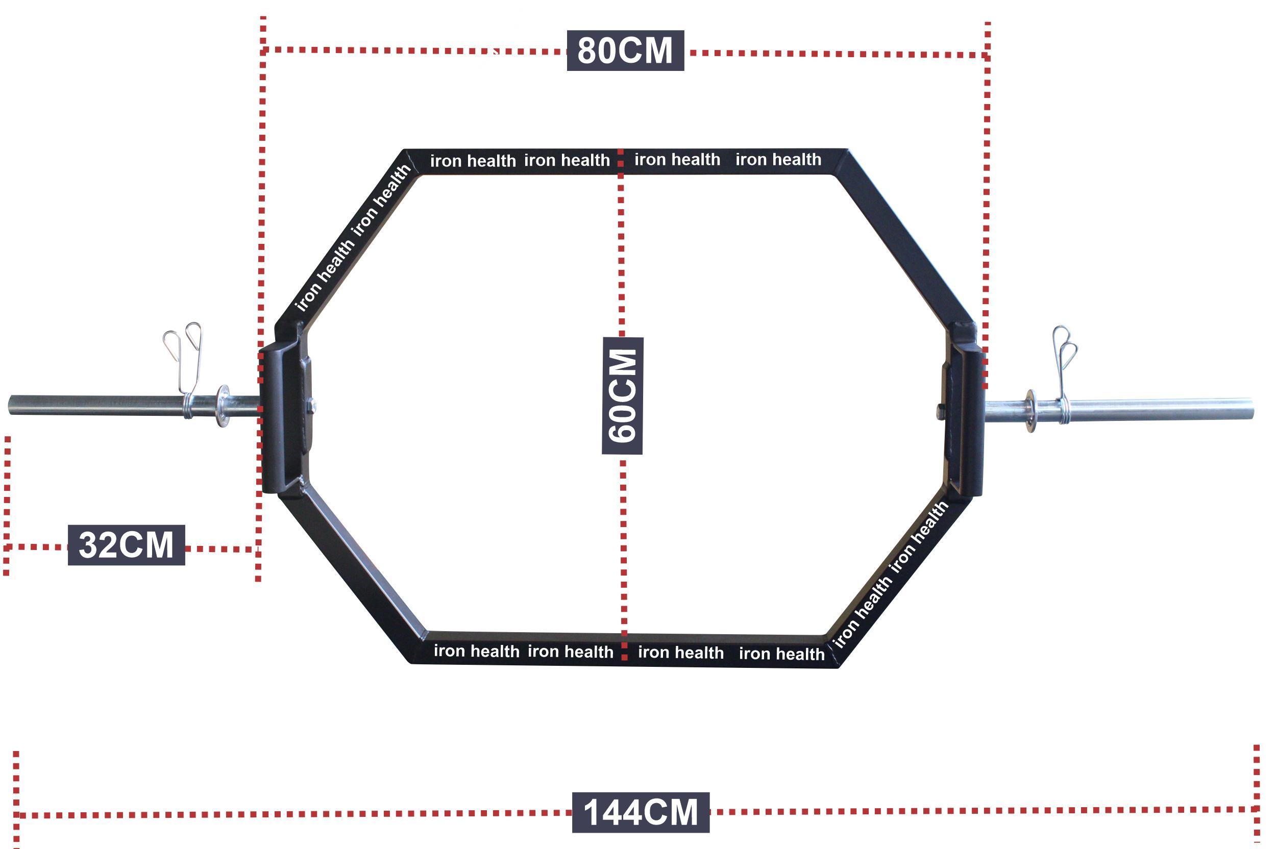 Miniatura Barra Hexagonal Agachamento Livre