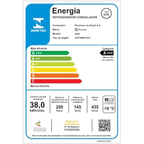 Geladeira Electrolux Frost Free Side By Side 435L IS4S com Tecnologia AutoSense, Painel Digital e Turbo Freezer - Inox 110V