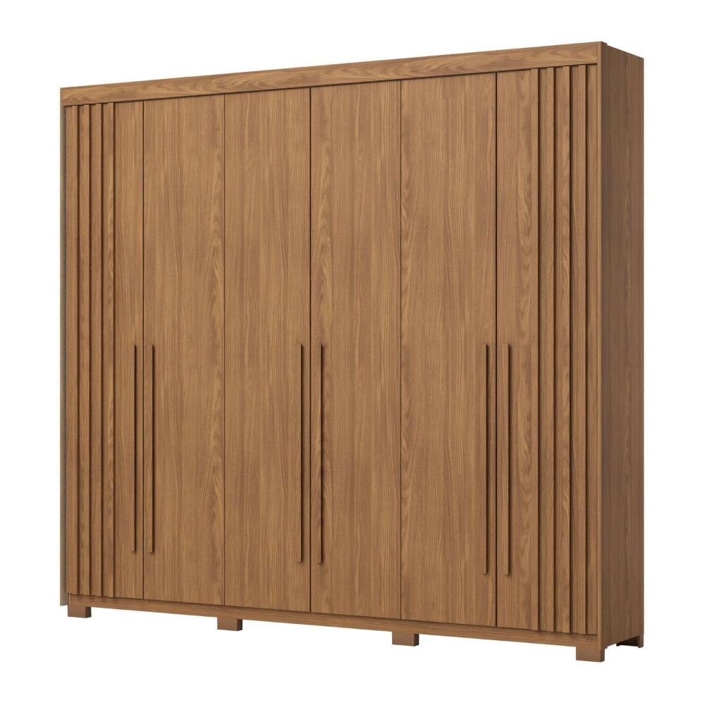 Miniatura Guarda-Roupa Casal 6 Portas 4 Gavetas Norton Nature