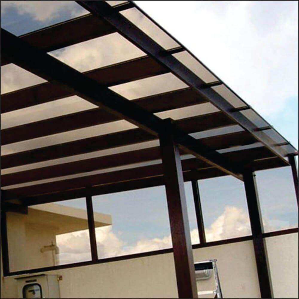 Miniatura Chapa De Policarbonato Compacto Bronze 4mm 2,00m X 3,00m