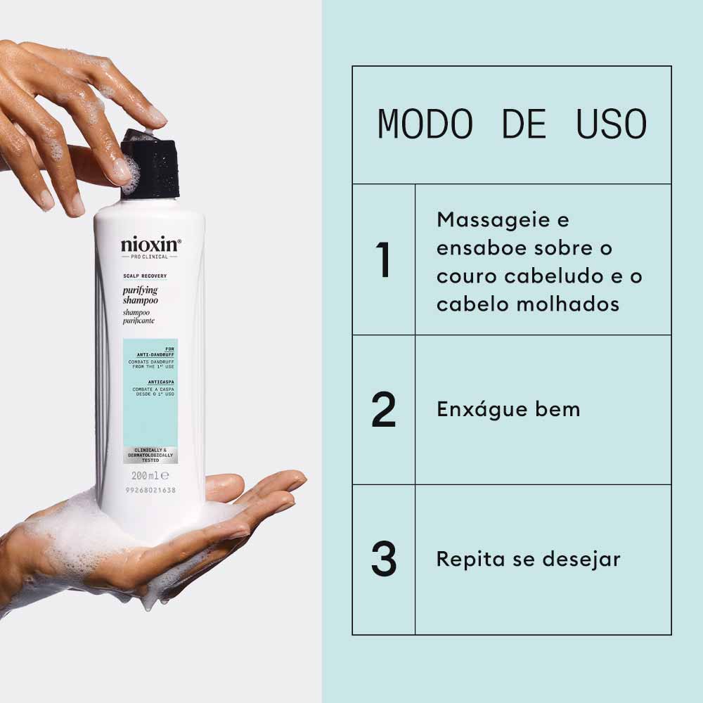 Miniatura Shampoo Nioxin Scalp Recovery 200ml