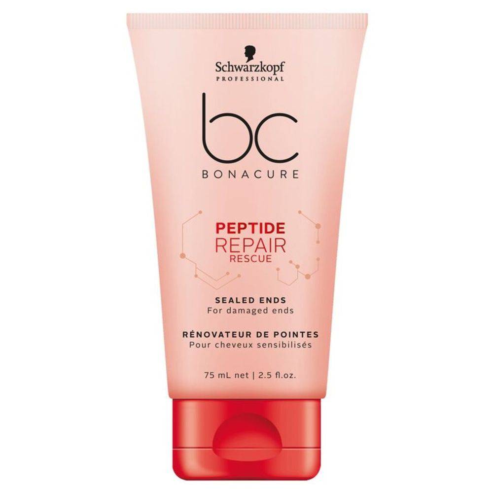Miniatura Schwarzkopf Bc Peptide Repair Rescue Sealed Ends 75ml