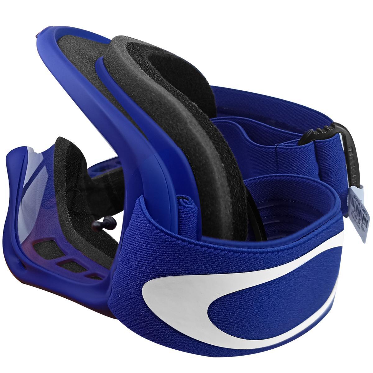 Óculos Goggle Oakley O Frame Mx Moto Blue/Lente Clear
