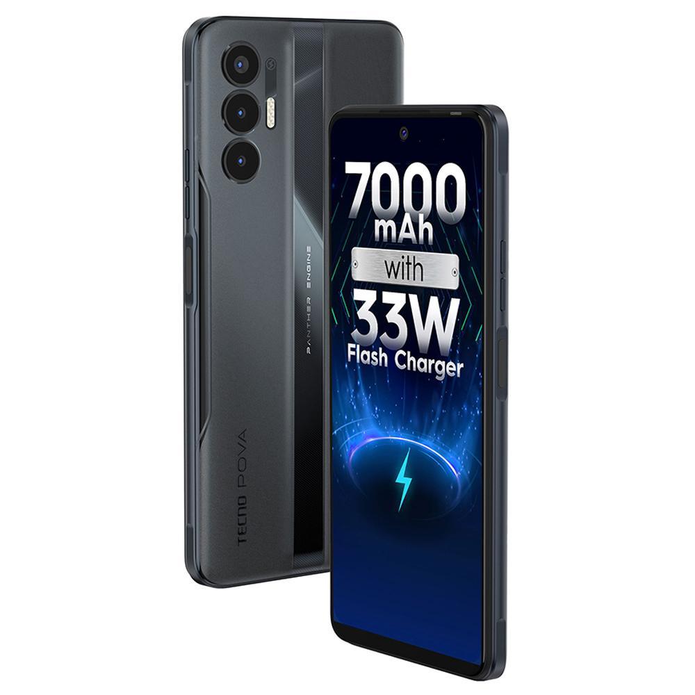 Miniatura Smartphone Gamer Tecno Pova3 Dual Sim 128Gb+6Gb Ram 50Mp Bk