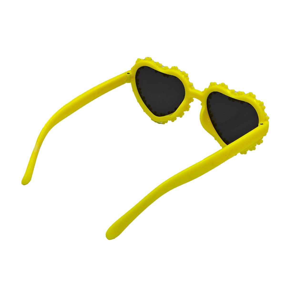 Miniatura Óculos Sol Infantil Coração Flor Fofinho Moda Blogueirinha