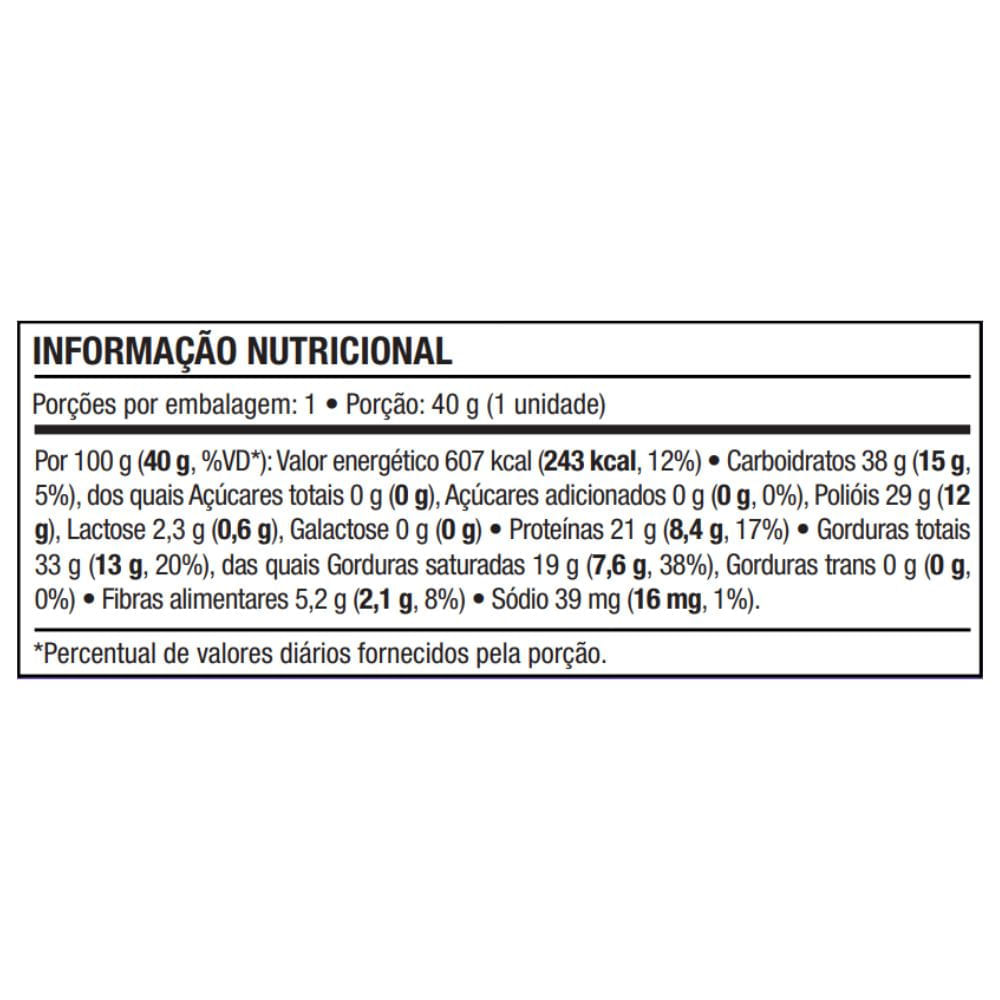 Miniatura Chocolate Vitao Soulpro com Crispies Proteicos 8,4g de Proteína Meio Amargo 40g