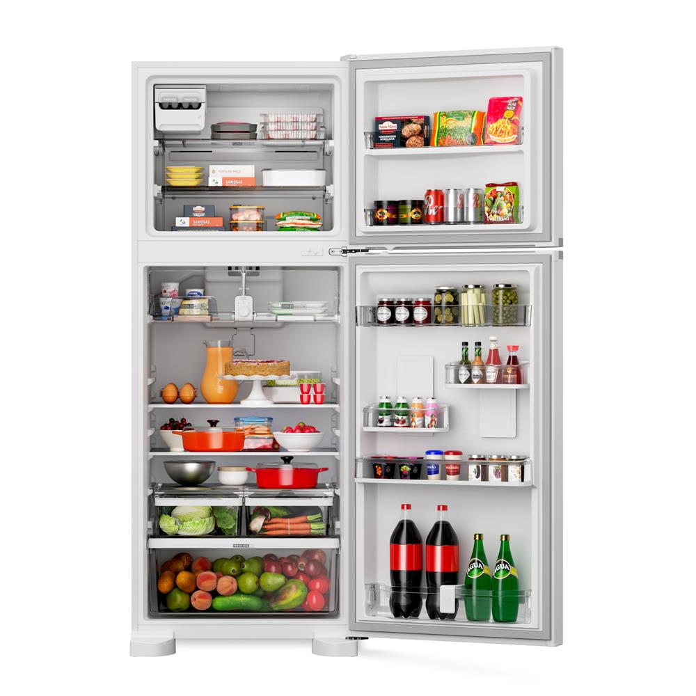 Miniatura Geladeira Duplex Frost Free 461 litros A+++ cor Branca com tecnologia Turbo Control e Fresh Box - BRM56FB 110v