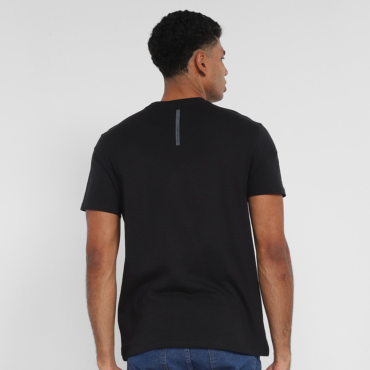 Miniatura Camiseta Calvin Klein CKJ New York Masculina Preto - EGG