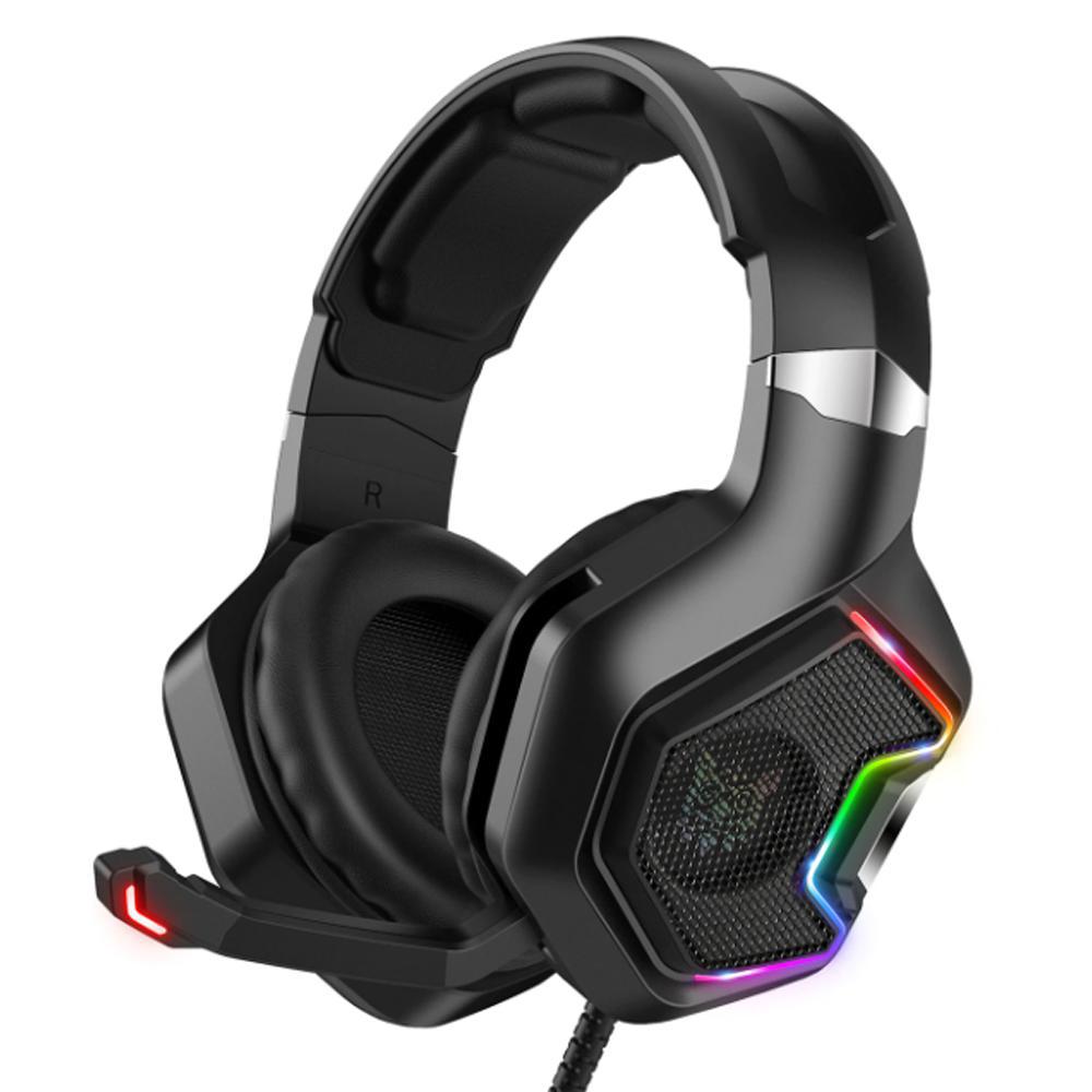 Miniatura Fone Gamer Headset Profissional Onikuma K10 Pro Rgb Preto