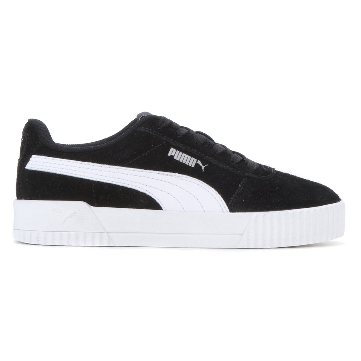 Miniatura Tênis Juvenil Puma Carina JR Preto+Branco - 34