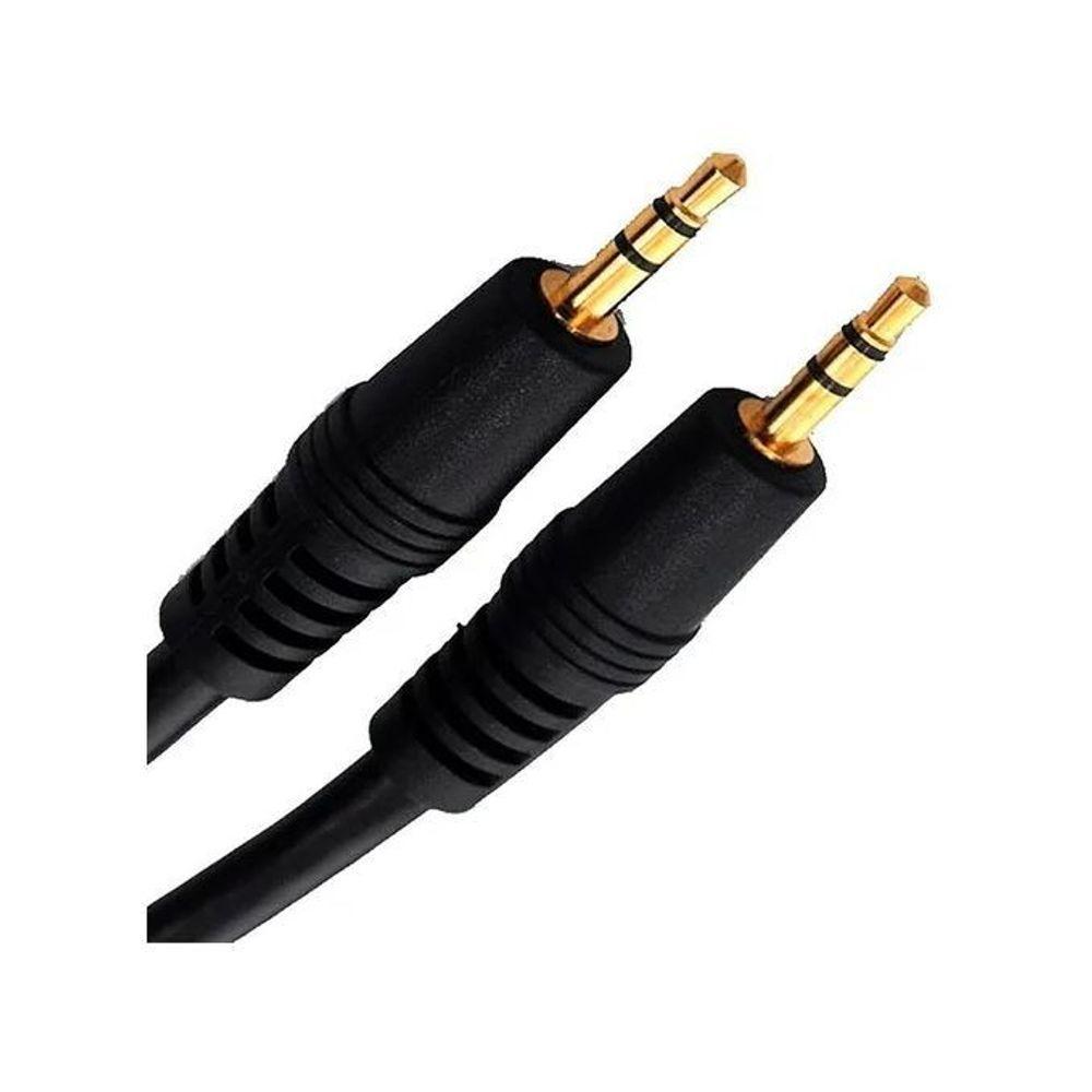 Miniatura 2 X Cabos Auxiliar Áudio P2 Resistente Stereo Para Caixa De Som