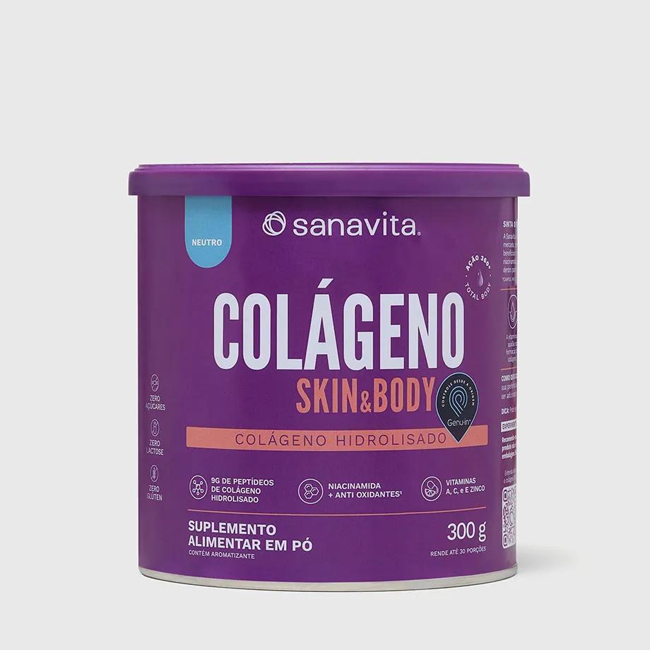 Miniatura 3X Suplemento Em Pó Sanavita Colágeno Hidrolisado Sabor Neut