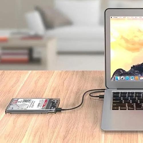 Case Hd Externo 2.5 Sata Usb 3.0 Transparente Rápido