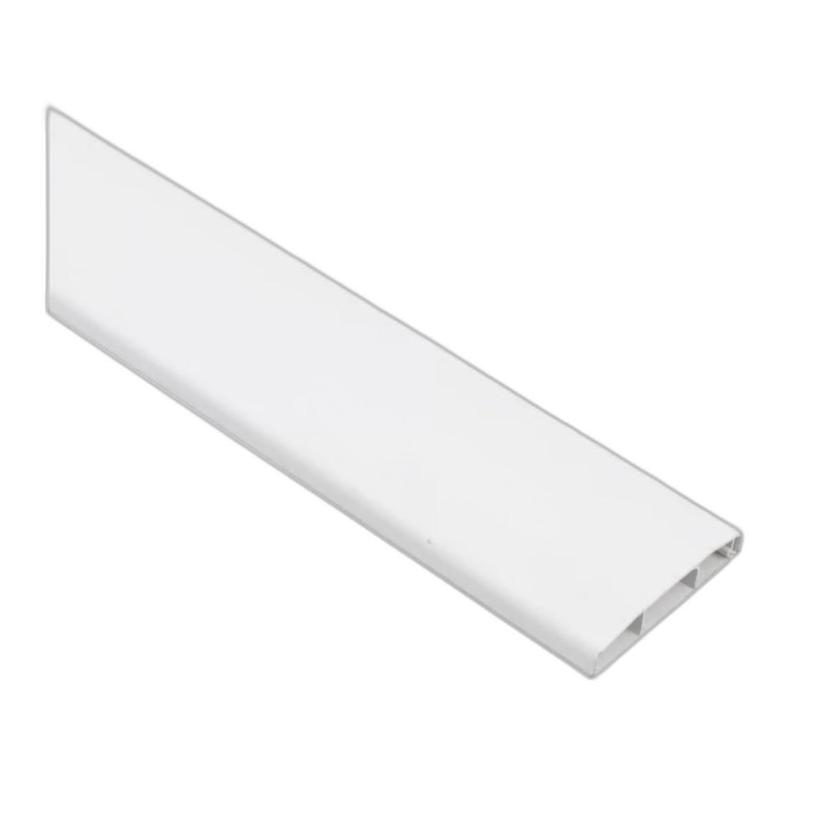Miniatura Canaleta 3 Divisórias Cabos Fios Fita Dupla Face 2Mt Branco