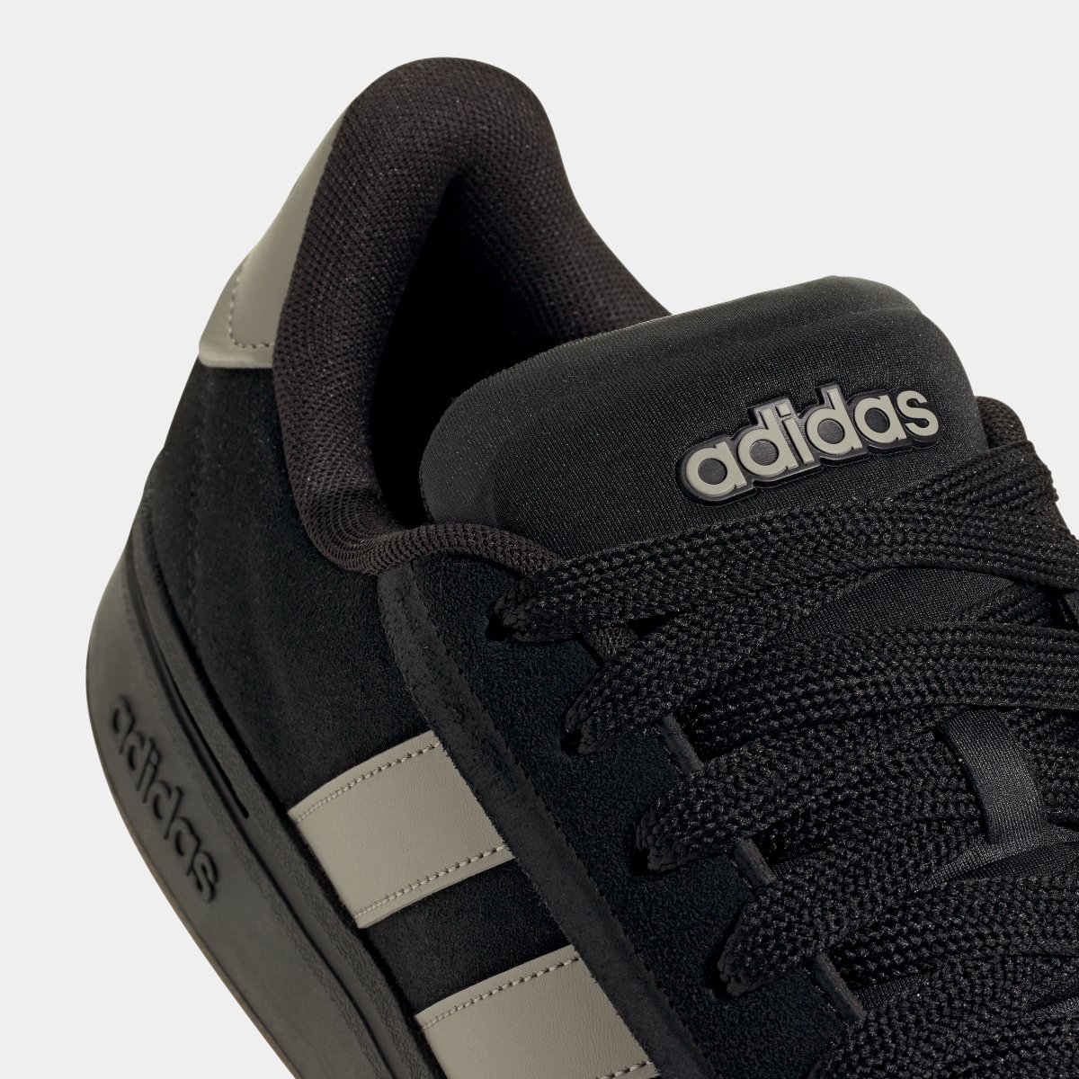 Tênis Couro Adidas Grand Court Alpha Masculino Preto+Cinza - 37