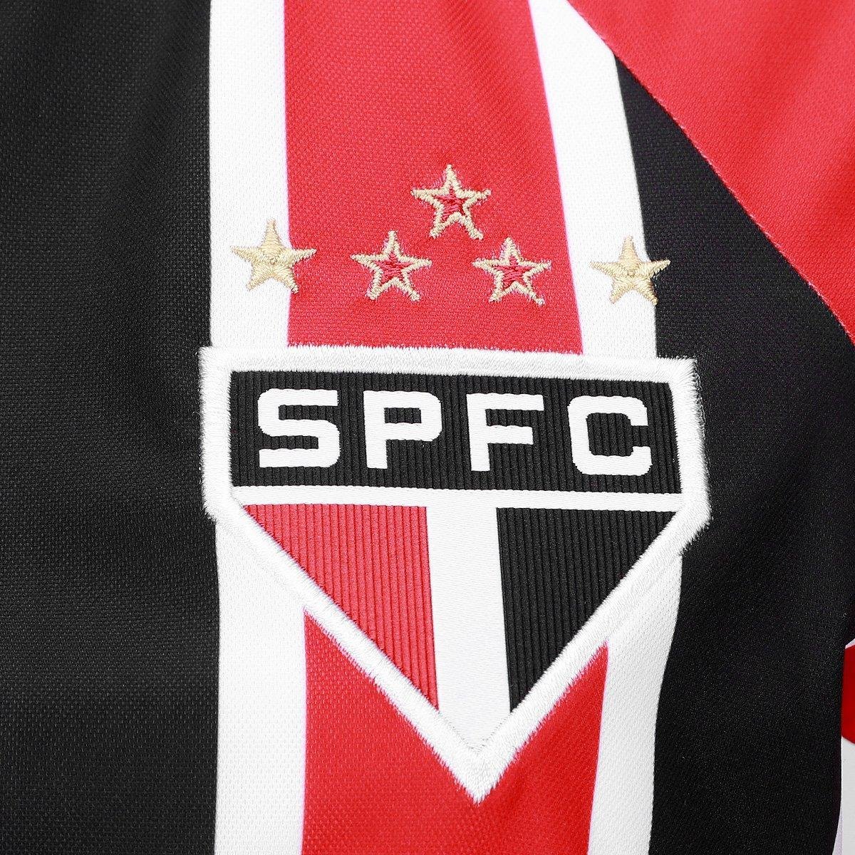 Miniatura Camisa São Paulo II 25/26 s/n Torcedor New Balance Feminina Vermelho+Branco - EGG