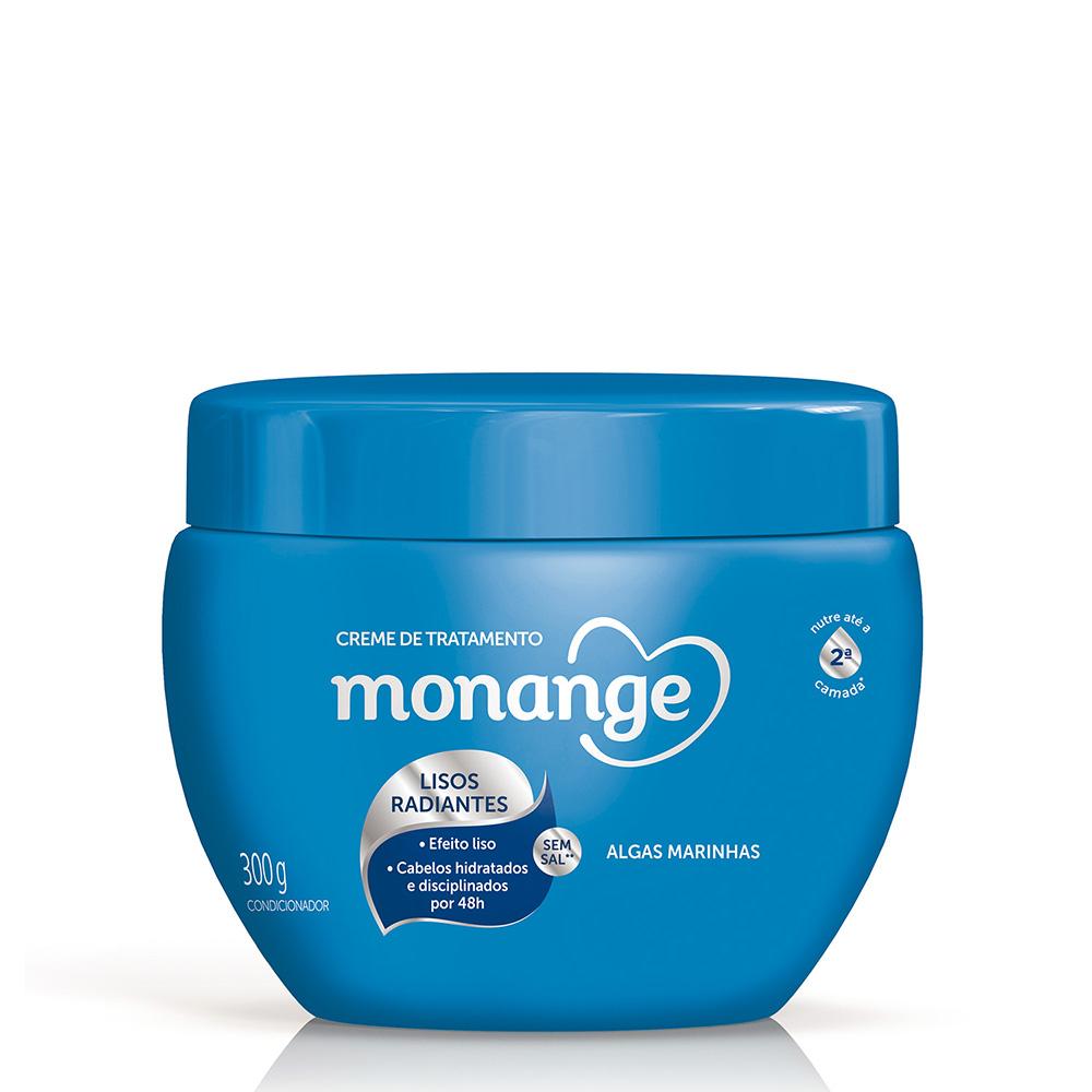 Miniatura Creme de Tratamento Monange Lisos Radiantes com 300g