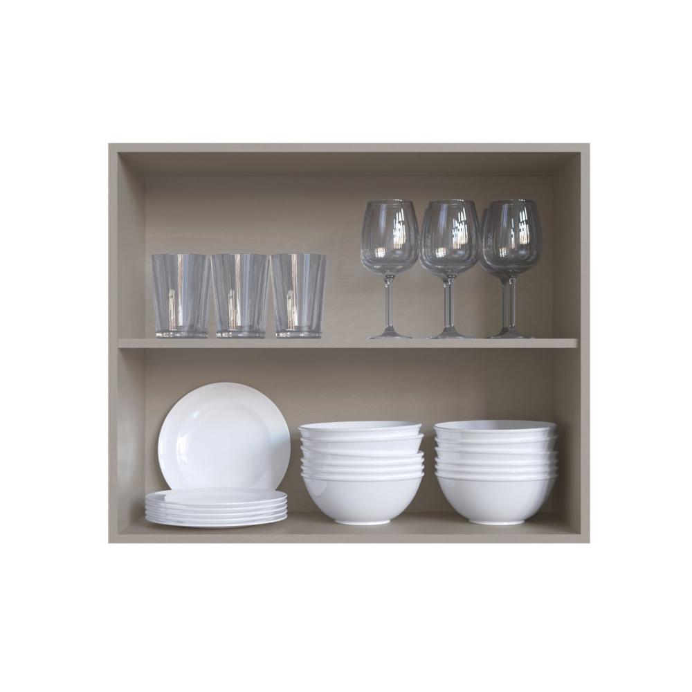 Miniatura Armário Aéreo 2 Portas 80cm Fumê/Grafite