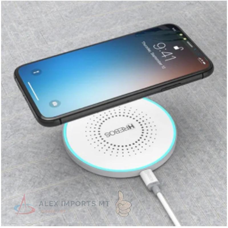 Miniatura Carregador Sem Fio Wireless Qi Fast Pratico E Bom