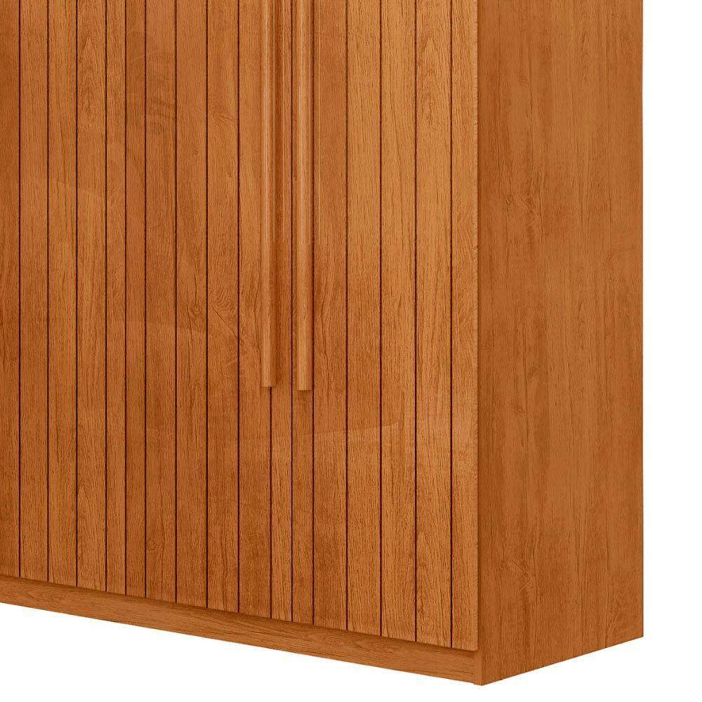 Guarda Roupa Casal Marrocos Mdf 8 Portas Moderna Mobília Naturalle
