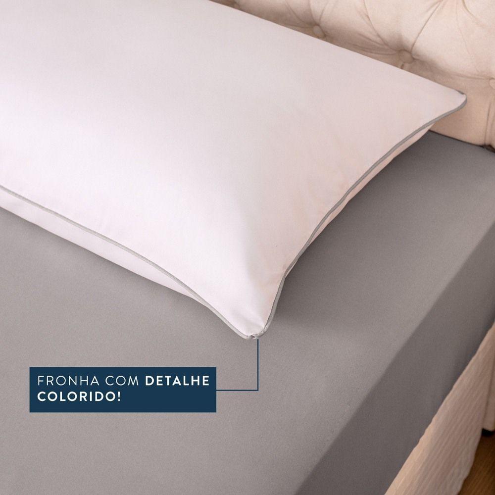 Miniatura Jogo De Lençol Solteiro Linea Micropercal 200 Fios 2 Peças - Cinza