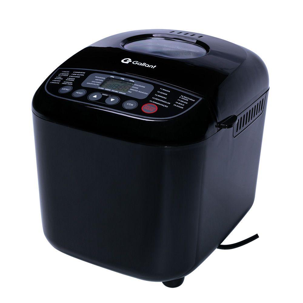 Miniatura Panificadora 19 Programas Gallant 600w 127v Preta (GPA1E19A_127PT)