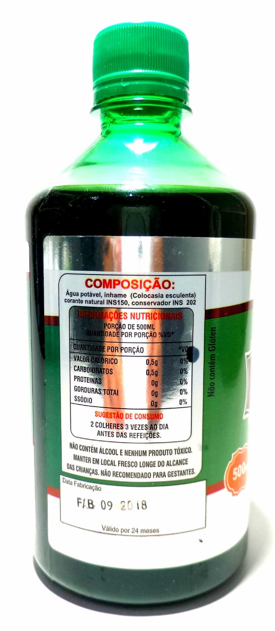 Miniatura Elixir de Inhame extrato de 500ml