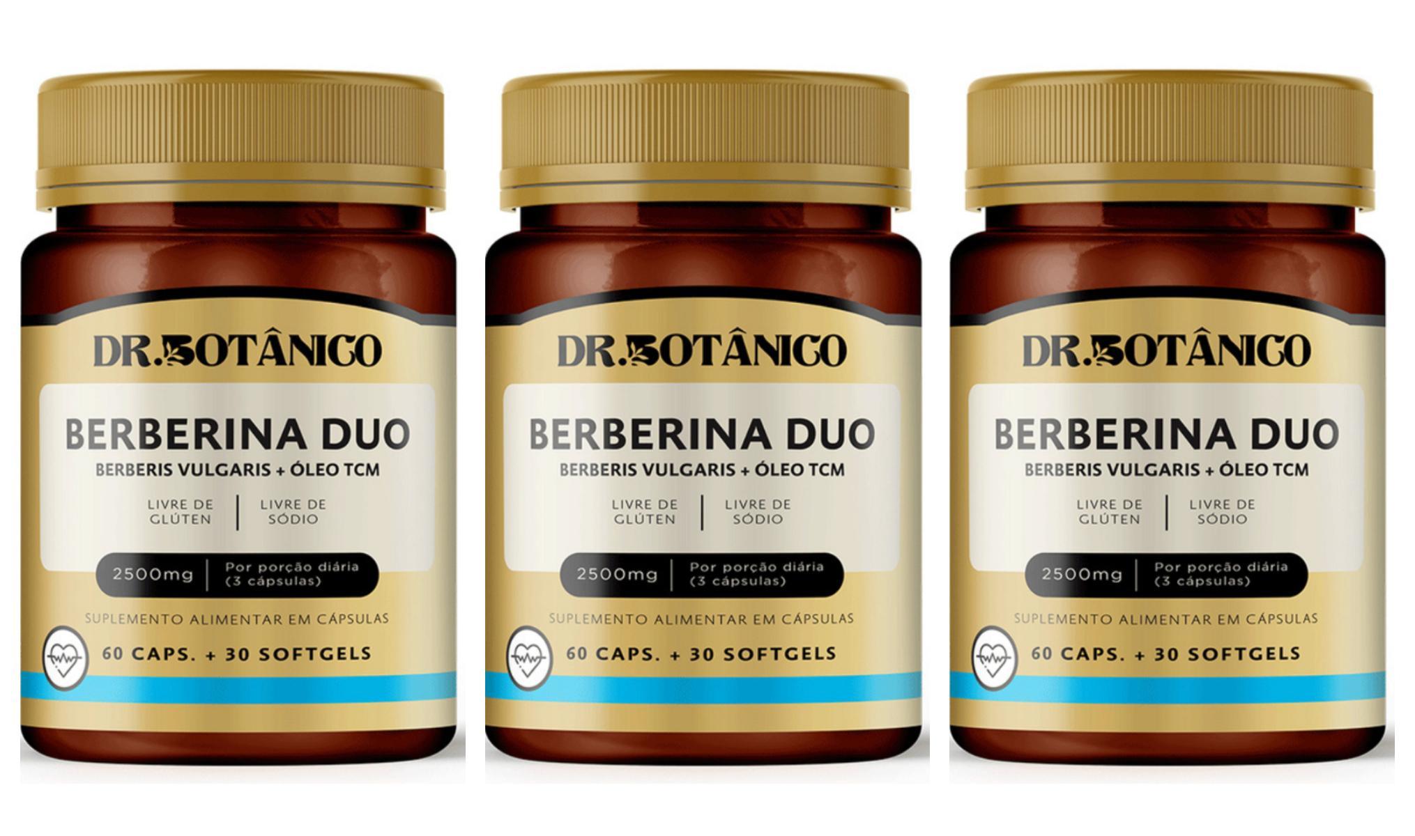 Miniatura Kit 3 Un - Berberina Duo 2500Mg 90 Capsulas Dr. Botanico