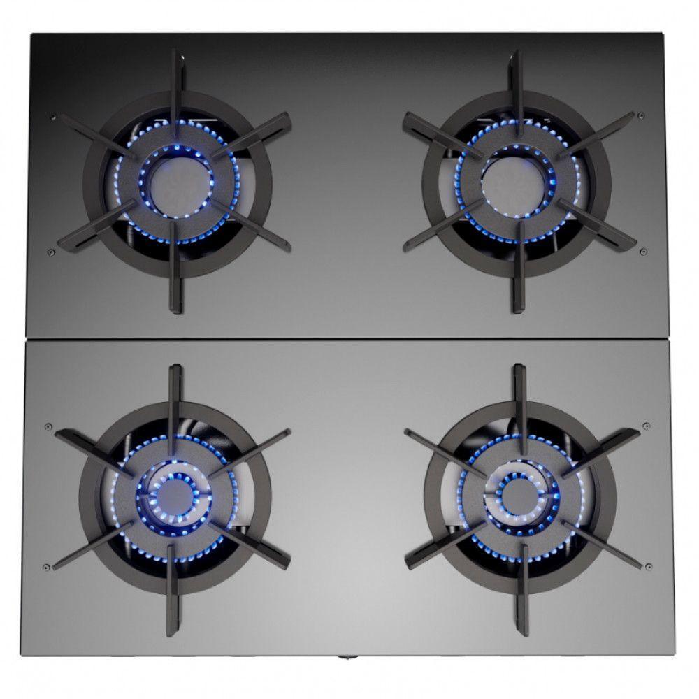Fogão Industrial Dako 4 Bocas Com Forno E Tripla Chama Preto