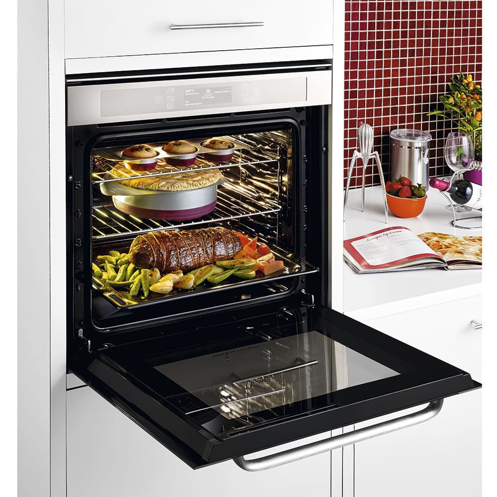 Miniatura Forno Elétrico Embutir 67 litros BO260AR Brastemp Inox - 220V