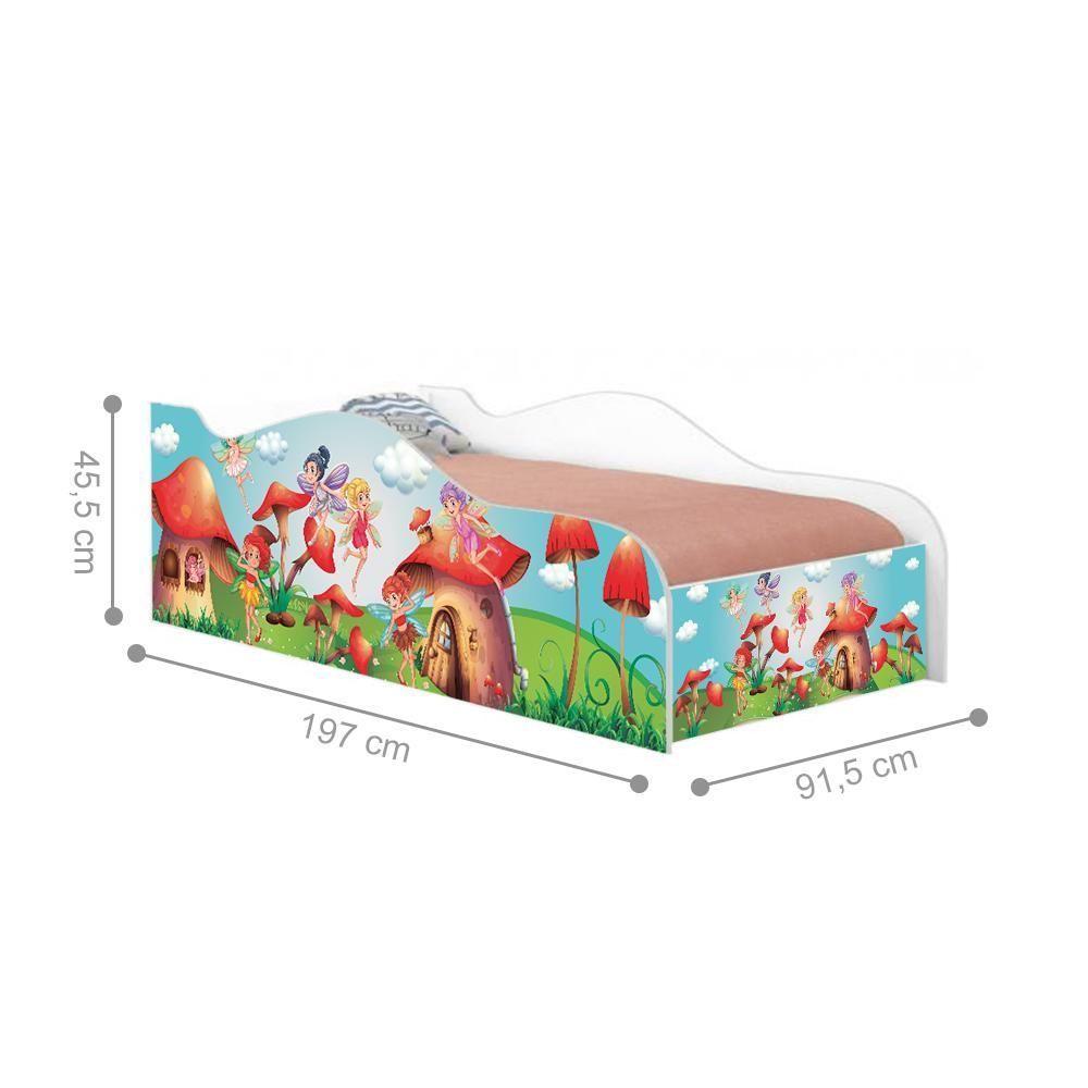 Miniatura Cama Like Cidade Das Fadas Solteiro
