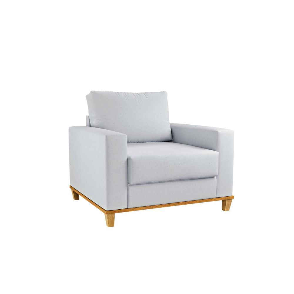 Miniatura Kit Sofá Living 2 Lugares 181,5cm e Poltrona Alpino Gelo