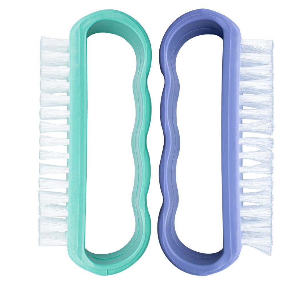 Miniatura Escova Para Unhas Escovinha Manicure Pedicure Multiuso 1 Und