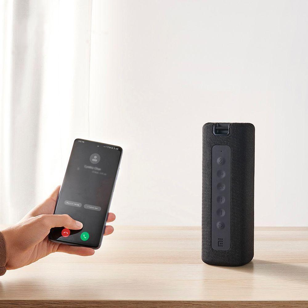 Miniatura Caixa De Som Bluetooth Xiaomi 16W A Prova D'Água Preto