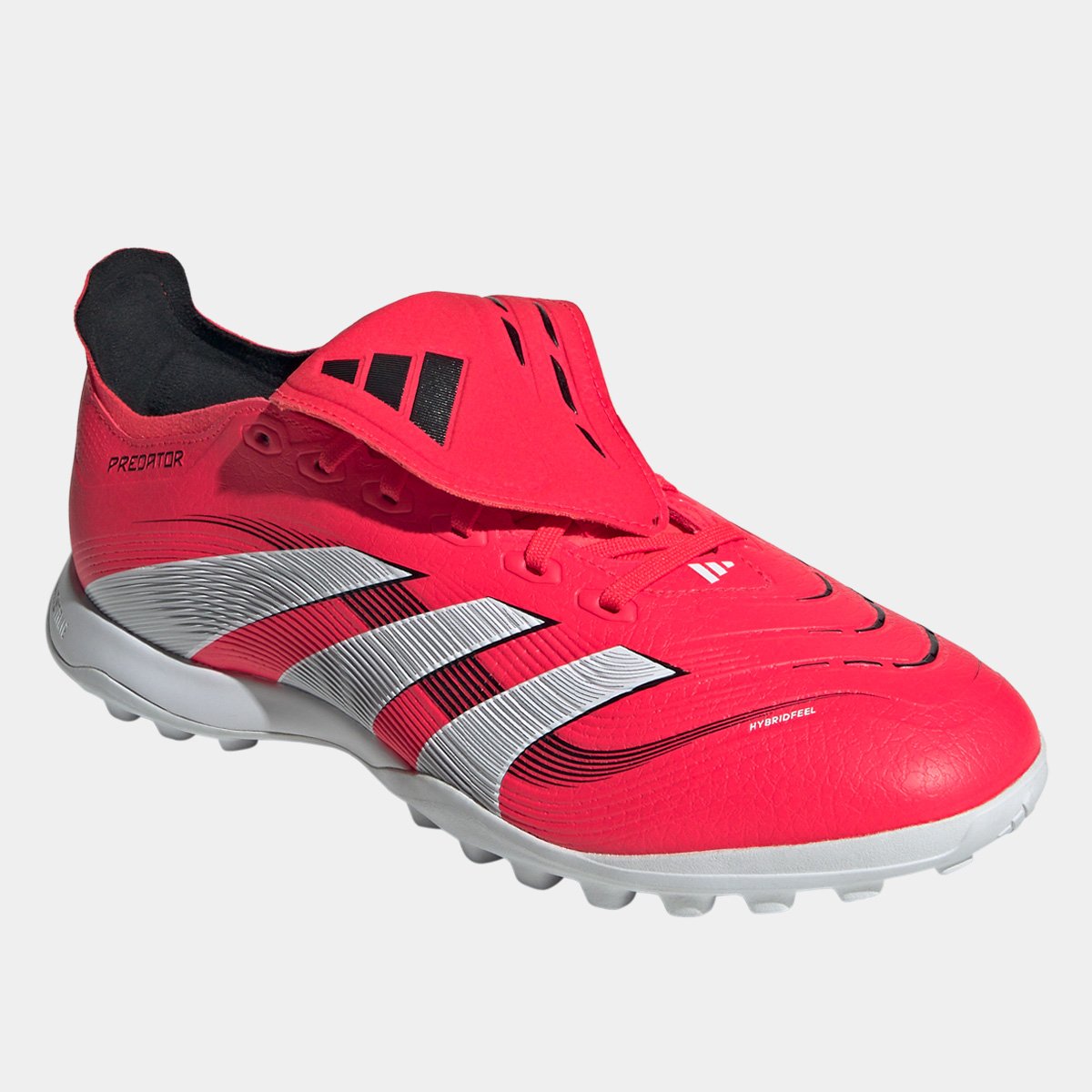 Miniatura Chuteira Society Adidas Predator League Lin Unissex Vermelho+Branco - 37