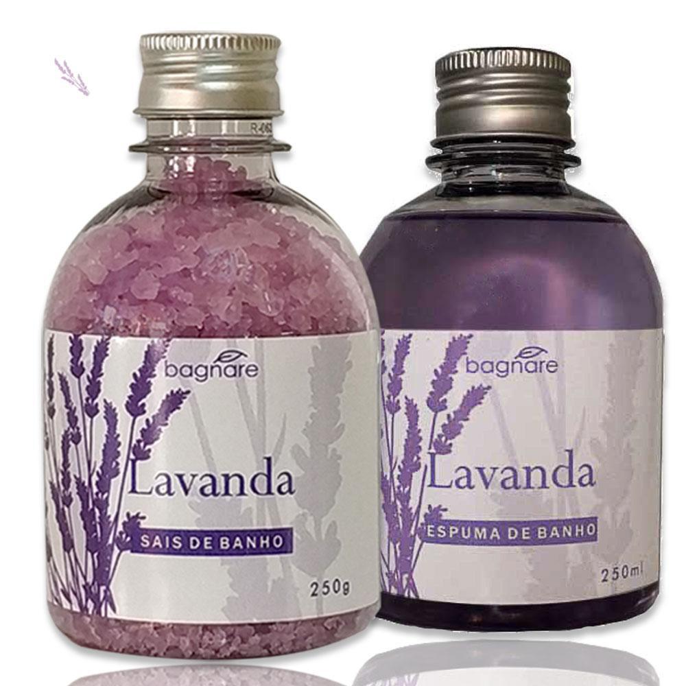 Miniatura Sais De Banho E Espuma Para Banheira Hidro Relaxante Lavanda