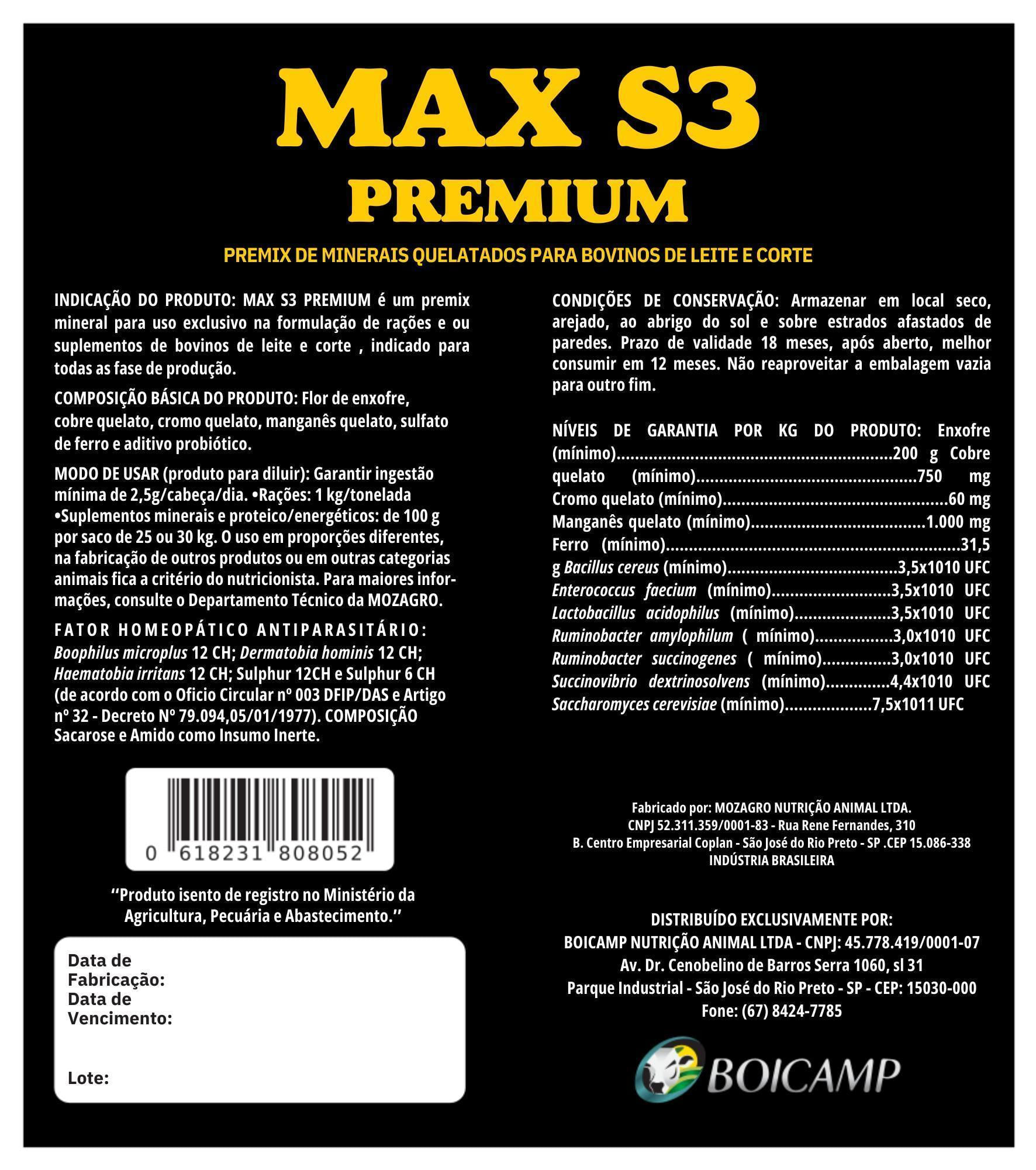 Miniatura Suplemento Max S3 Premium + Controle