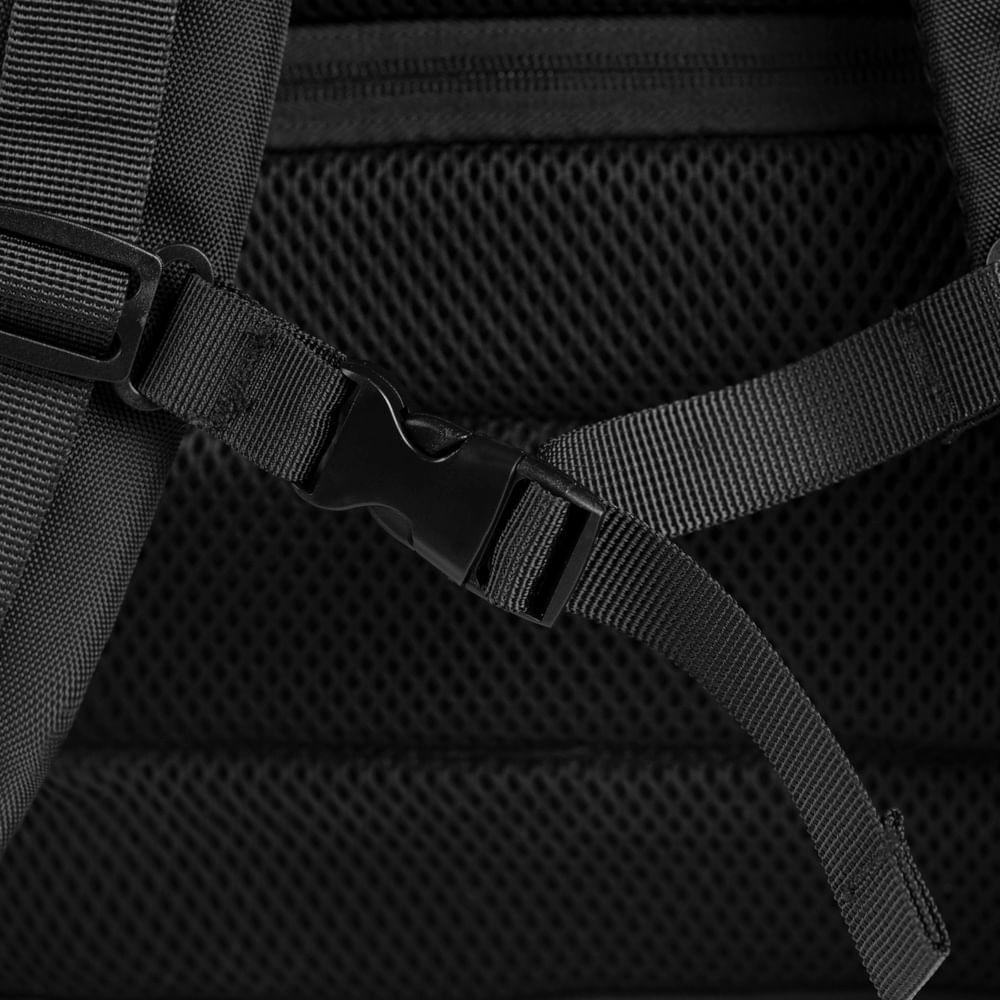 Mochila de Viagem Grande Expansível Explore Preta Preto