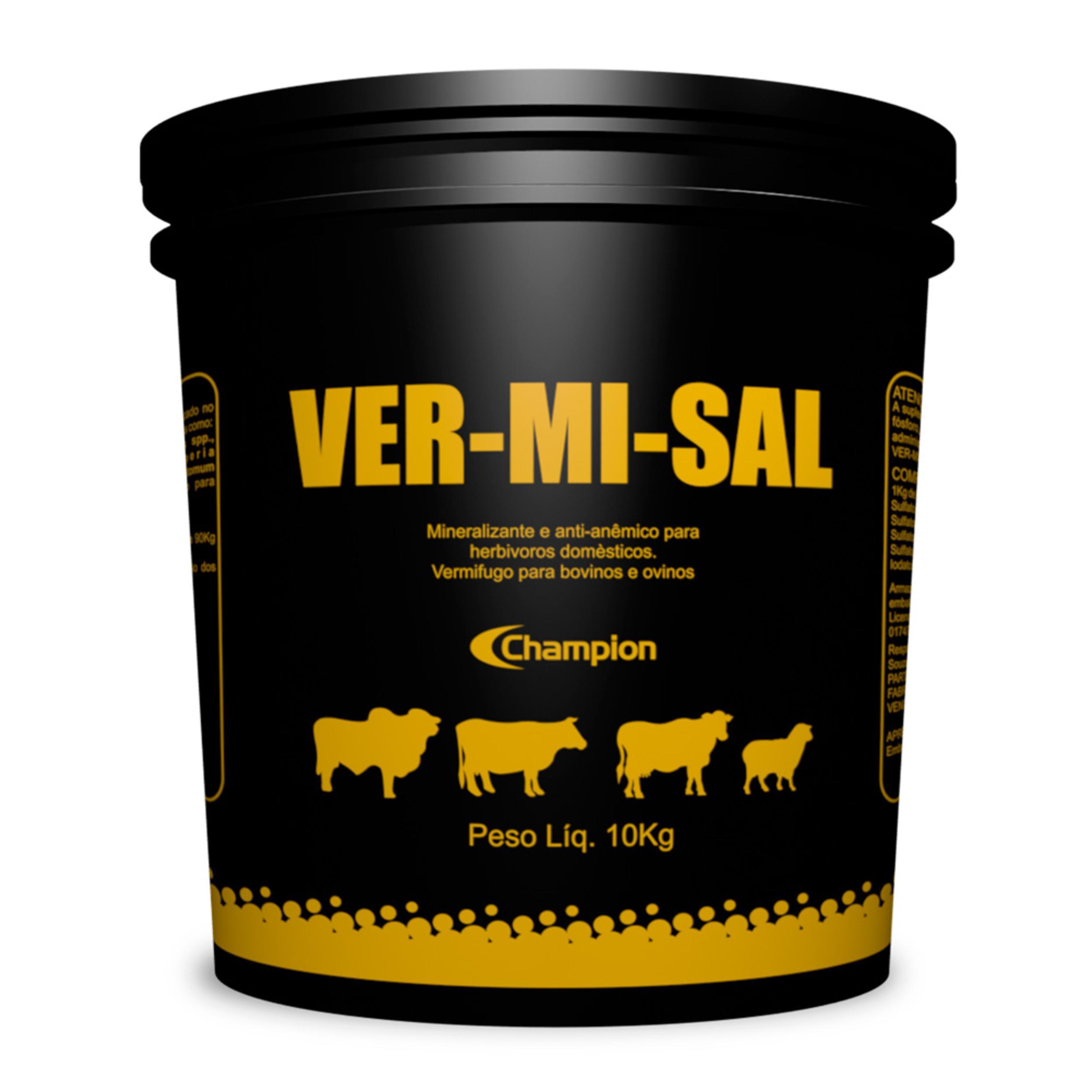 Miniatura Vermisal 1,1Kg - Desverminante, Mineralizante E Antianêmico.