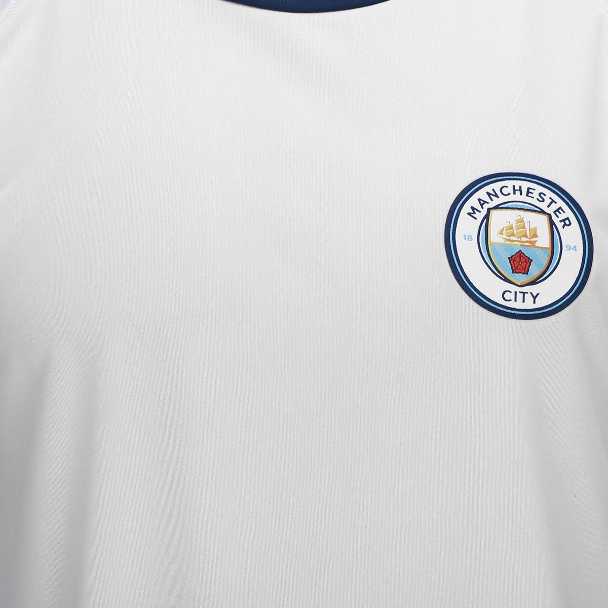 Miniatura Camisa Manchester City Dry Masculina Branco - G