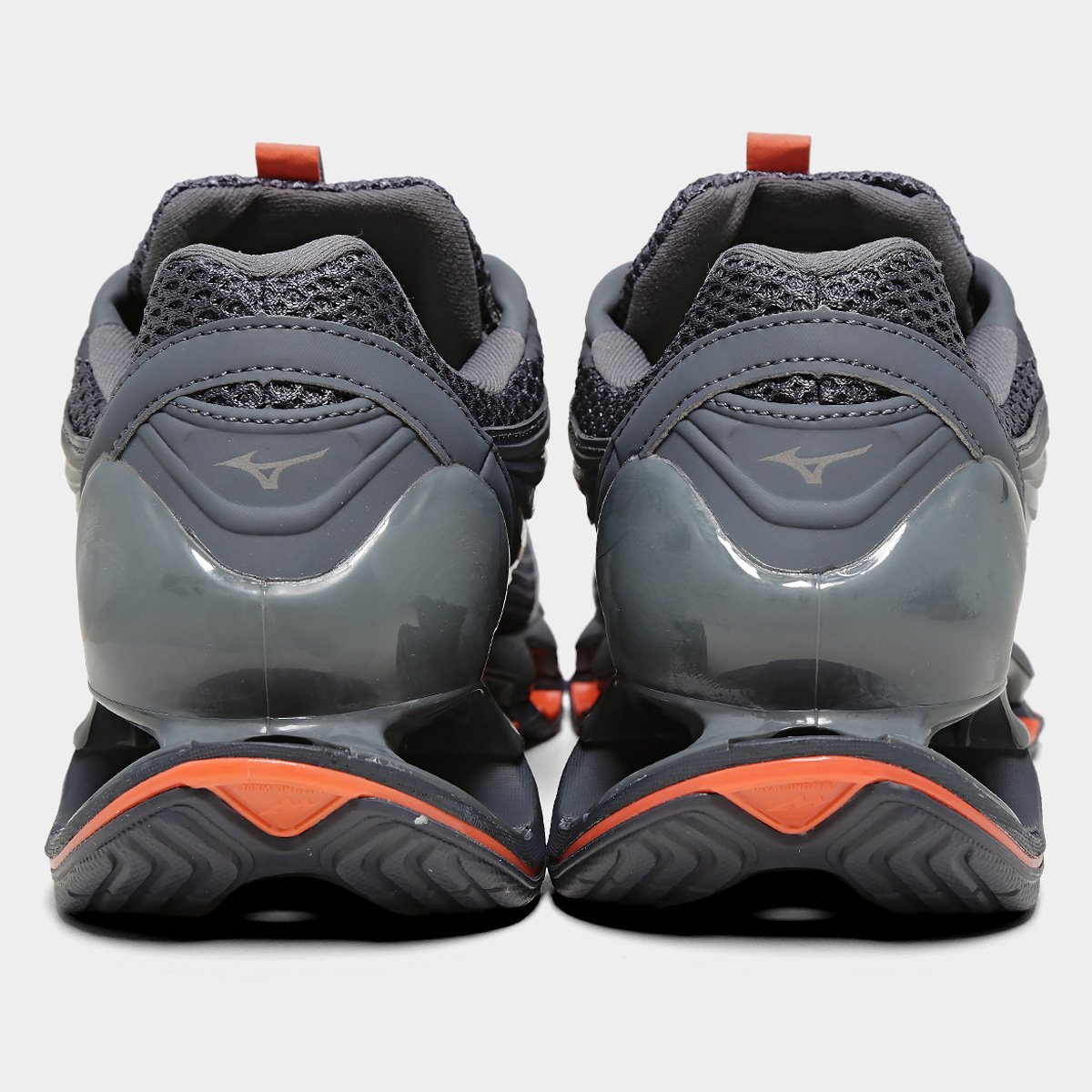 Miniatura Tênis Mizuno Wave Prophecy 13-S Masculino Preto+Laranja - 38