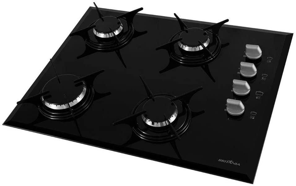 Miniatura Cooktop 4 Bocas Bivolt Bct4P Preto Britânia