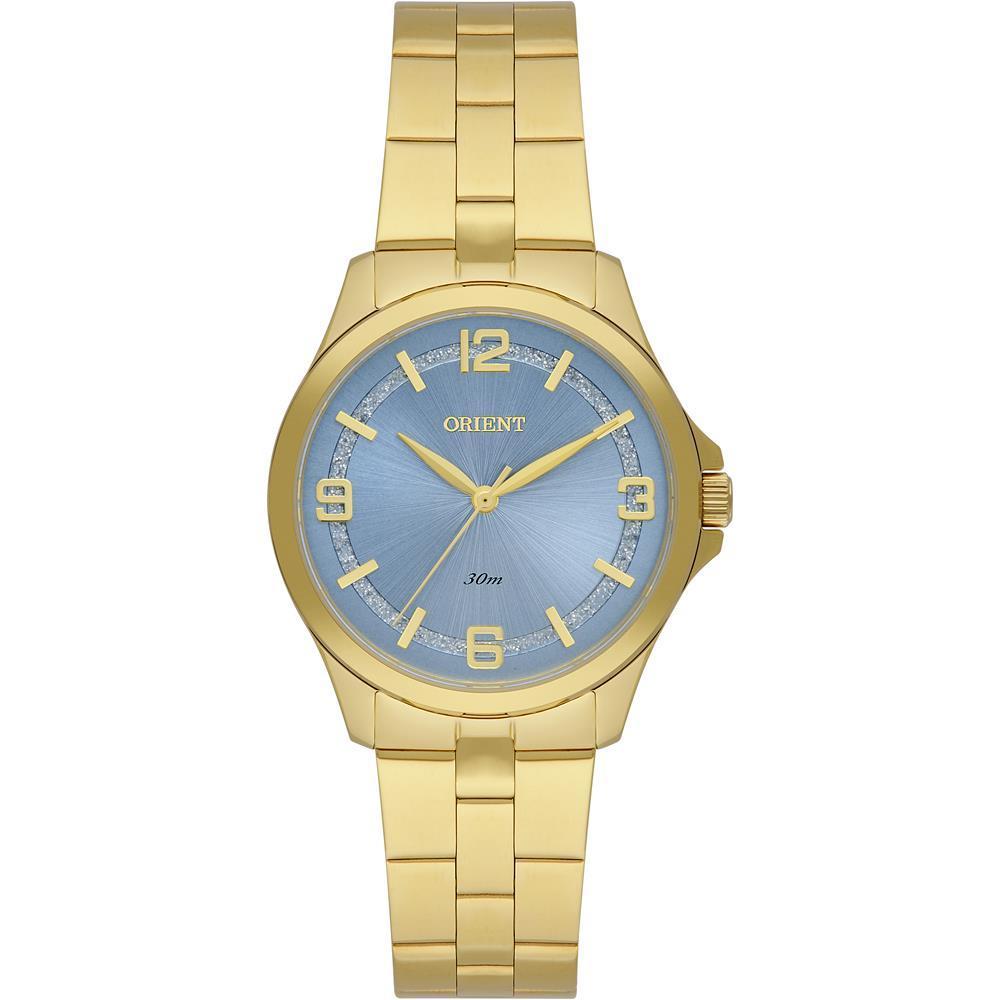 Miniatura Relógio Orient Feminino Ref: Fgss0227 A2Kx Casual Dourado