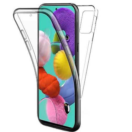Miniatura Capa Case Capinha 360 Galaxy A51 Frente E Verso Impacto Capa para celular - Samsung - Plástico,silicone - Case