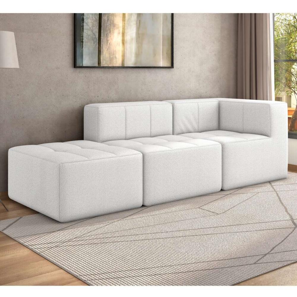 Sofá Modulado na Caixa 3 Lugares 231cm Espuma D33 Multimóveis CR45353