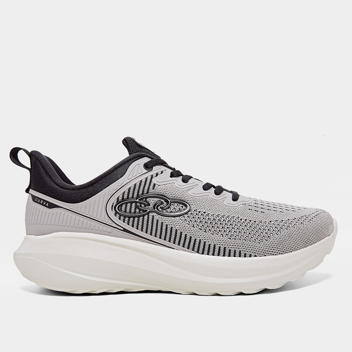 Miniatura Tênis Olympikus Curva Masculino Cinza+Preto - 38