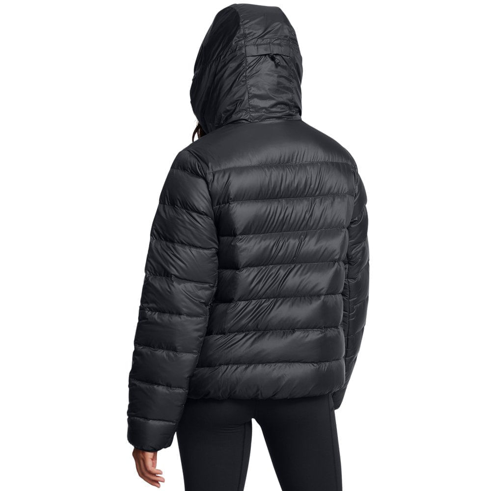 Miniatura Jaqueta Feminina Under Armour Legend Down Hooded Preto - G